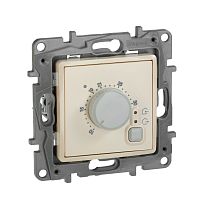 ETIKA Термостат электронный с индикацией 16А 230В слоновая кость