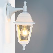 Фасадный светильник General GWL-E27-M-IP65 Белый Средний Вниз Пушкинский