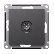 AtlasDesign Базальт TV Розетка проходная 4DB, механизм Systeme Electric (Schneider Electric)
