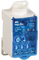 Блок распределительный на DIN-рейку РБД-250А  IEK