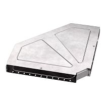 Угол горизонтальный 90 градусов с крышкой Стандарт 600х80 Промрукав