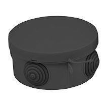 Коробка распаячная КМР-040-039 с крышкой (85х40) 4 мембр. ввода чёрная IP54 EKF Коробка распаячная КМР-040-039 с крышкой (85х40) 4 мембр. ввода чёрная IP54 EKF