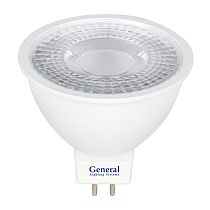 Лампа Светодиодная General GLDEN-MR16-DIF-7-230-GU5.3-6500 Диффузор 30 градусов 1/10/100 Лампа Светодиодная General GLDEN-MR16-DIF-7-230-GU5.3-6500 Диффузор 30 градусов 1/10/100