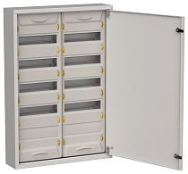 TITAN 5 Корпус металлический ЩРн-120 (2х60) 835х570х140мм IP31 серый (одна дверь) IEK