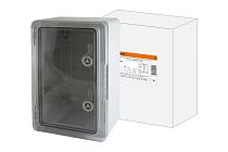 Бокс пластиковый ЩМП-0-3, прозр., крышка ABS, IP65, -45 до +75 С, навесной, (400x300x170) TDM Бокс пластиковый ЩМП-0-3, прозр., крышка ABS, IP65, -45 до +75 С, навесной, (400x300x170) TDM