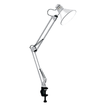 Светильник настольный Gauss модель GTL001 60W 220-240V E27 белый струбцина 1/16 Светильник настольный Gauss модель GTL001 60W 220-240V E27 белый струбцина 1/16