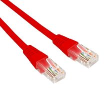 Патч-корд U/UTP, CAT 5e, RJ45-RJ45, 26AWG, LSZH, красный, 3м  REXANT