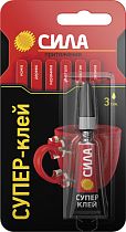 Супер-клей СИЛА SBL1-3 сверхпрочный 3 гр BL-1 (12/288/6912)