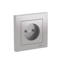 AtlasDesign Алюминий Розетка без заземления, 16А, в сборе, быстрозажим. клемм