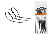 Хомут 2,5х180мм нейлон (черный) (25 штук)  TDM