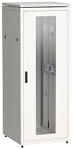 ITK LINEA N 42U 800х800мм стекляная передняя дверь задняя металлическая серая IEK