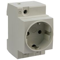 Розетка TMS-5 евро с заземл. 16А 230В на DIN рейку  ЭНЕРГИЯ