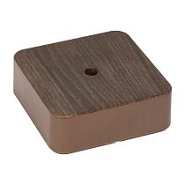 Коробка разветвительная KMP-030-030 (75х75х26) тёмное дерево EKF PROxima Коробка разветвительная KMP-030-030 (75х75х26) тёмное дерево EKF PROxima