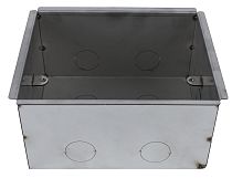 MultiDesk Коробка монтажная для бетонных полов для люка на 8 модулей СТАЛЬ