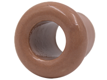 Втулка (проход через стену) R, керамика, цвет капучино  (32шт/уп) Bironi