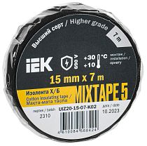 MIXTAPE 5 Изолента Х/Б 15мм 7м IEK MIXTAPE 5 Изолента Х/Б 15мм 7м IEK