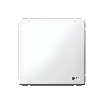 ArtGallery Aqua Белый Переключатель одноклавишный, IP44, 10АХ, механизм Systeme Electric (Schneider Electric)