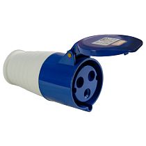 Розетка переносная TS-223 2P+PE 32А 230В IP44  ЭНЕРГИЯ