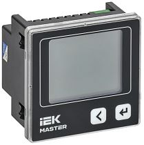 Вольтметр цифровой щитовой однофазный RS-485 72х72 LCD MASTER IEK Вольтметр цифровой щитовой однофазный RS-485 72х72 LCD MASTER IEK
