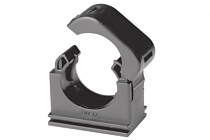 Держатель с крышкой DN 10 мм, полиамид, цвет чёрный DKC