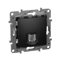 ETIKA Розетка телефонная RJ11 антрацит ETIKA Розетка телефонная RJ11 антрацит