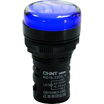 Индикатор ND16-22DS/2 синий АС/DC24В (R) CHINT