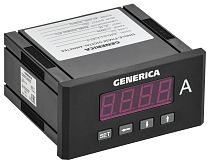 Амперметр цифровой щитовой однофазный DO RS-485 48х96мм LED GENERICA IEK Амперметр цифровой щитовой однофазный DO RS-485 48х96мм LED GENERICA IEK