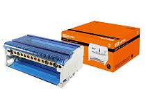 Шина "N" нулевая на DIN-рейку в корпусе 4х15групп  TDM