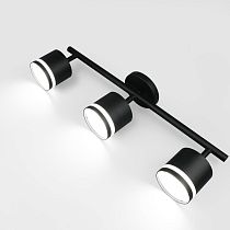 Спот на основании GWL-3GX53-M-IP20 Тройной Черный С боковым рассеивателем Башня