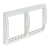 Лондон Рамка 2-местная горизонтальная белая EKF PROxima