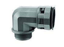 Муфта 90 грд. труба-коробка DN 48 мм, М50х1,5, полиамид, цвет черный DKC