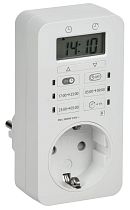 РТЭ-6 Розетка-таймер электронный 1мин 24ч 16А IP20 IEK