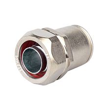 Муфта металлорукав DN 26-жесткая труба д.32мм, IP66/IP67, никелированная латунь DKC