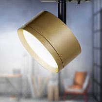 Светильник ЭРА трековый TR48 - GX53 MG однофазный под лампу GX53 матовое золото