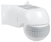 Датчик движения ИК угловой 800w 180град. 12м IP44 белый  IEK
