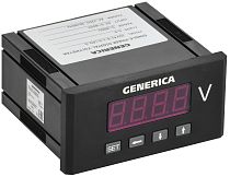 Вольтметр цифровой щитовой однофазный 48х96мм LED GENERICA IEK