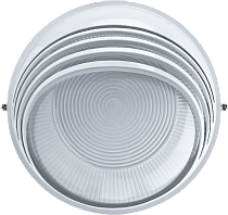 Светильник ЖКХ ЛОН NBL-R3-100-E27/WH 1х100Вт E27 IP54 (аналог НПБ 1107 белый круг 100Вт) Navigator