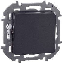 INSPIRIA Выключатель 1-клавишный перекрестный 10А антрацит IEK