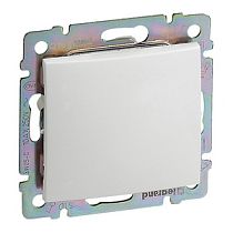 Выключатель одноклавишный в рамку белый VALENA Legrand