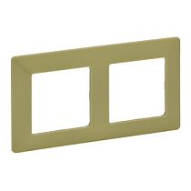 Рамка двухпостовая универсальная лайм Valena LIFE Legrand