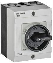 Переключатель кулачковый в боксе закрытая рукоятка 16А схема 55 IEK