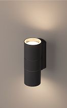 Светильник ЭРА WL28 GY декоративная подсветка 2*GU10 MAX35W IP54 серый