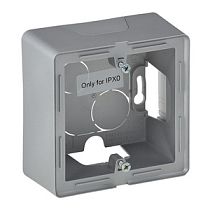 Коробка наружная однопостовая алюминий Valena LIFE Legrand