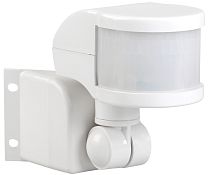 Датчик движения ИК угловой 1100w 270град. 12м IP44 белый  IEK