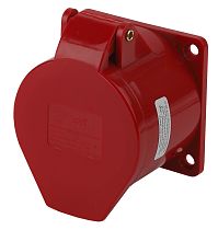 Розетка стационарная внутренняя ЭРА 425 3Р+РЕ+N  32А 380В IP44