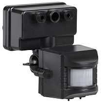 Датчик движения ИК для прожектора 150-500w 120град. 12м IP44 черный  IEK
