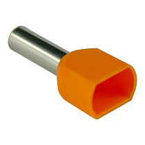 Наконечник штыревой втулочный изолированный двойной НШВИ(2) 4.0-12 (НВИ 6,0-4) (100шт/упак)  ЭНЕРГИЯ