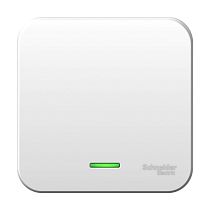 Blanca открытая установка без пластины Белый Выключатель 1клавишный  с подсветкой  6А Systeme Electric (Schneider Electric)