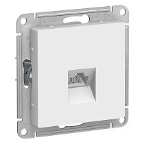 AtlasDesign Белый Розетка компьютерная RJ45, кат Е5 Systeme Electric (Schneider Electric)