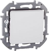 INSPIRIA Выключатель 1-клавишный перекрестный 10А белый